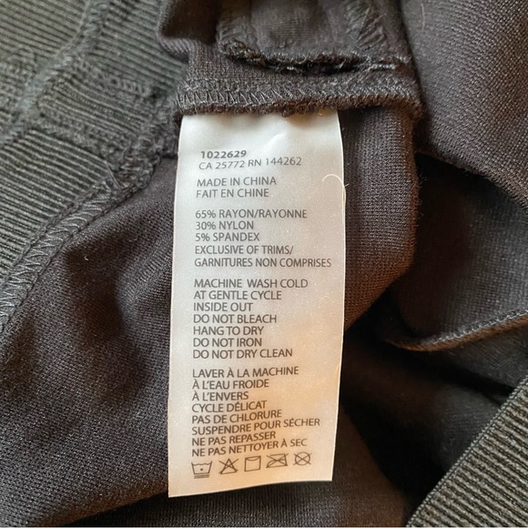 Devoted leggings. Black, full length. Large. Wide elastic waistband. - Picture 9 of 10